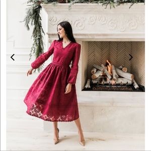 NWT Rachel Parcell Noel Dress with Official Box